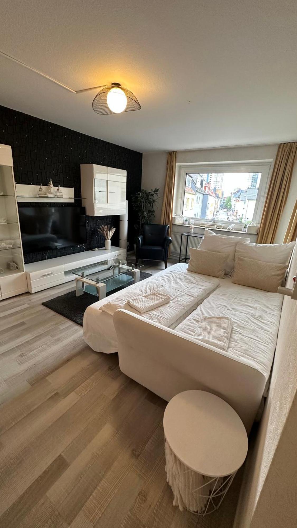 Fewo Am Deich 1 Zentral Mit Stadtblick Und Kontaktloser Check In Bremerhaven Exteriér fotografie